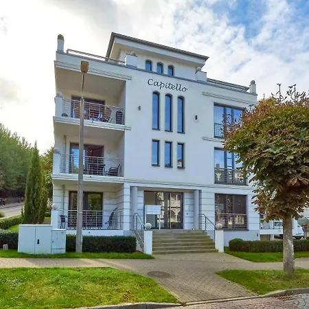 Residenz Capitello - Wg01 Mit Balkon Strandnah Daire Binz